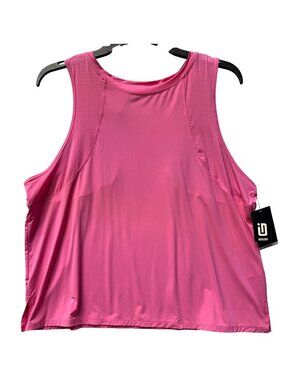 Ideology Womens Large Performance Tank Pop Pink Rapidry Fabric Ventilation Flex